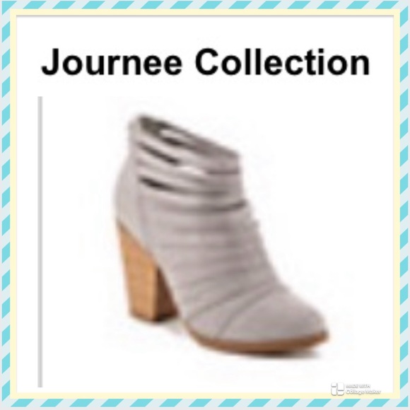 Journey Collection Grey Boots - Picture 1 of 6